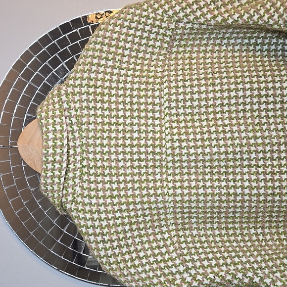 Boden Relaxed Wool Cotton Boucle Tweed Full Button Overshirt Shacket NWOT - Picture 10 of 16